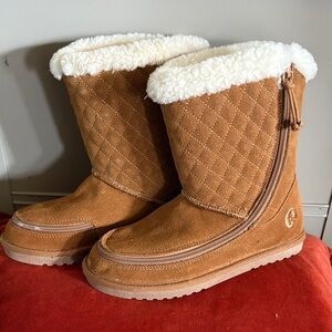 BILLY Women's Chestnut Cozy Quilt LUX Boots
